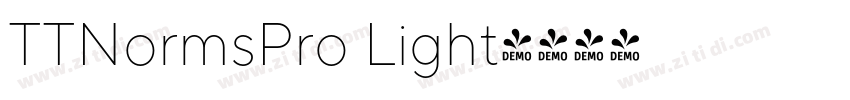 TTNormsPro Light字体转换